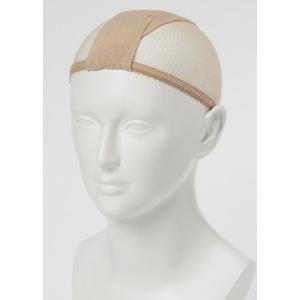 ヘアネット　ベージュ ウィッグ ウィッグ用品 かつら ファッション メンテナンス