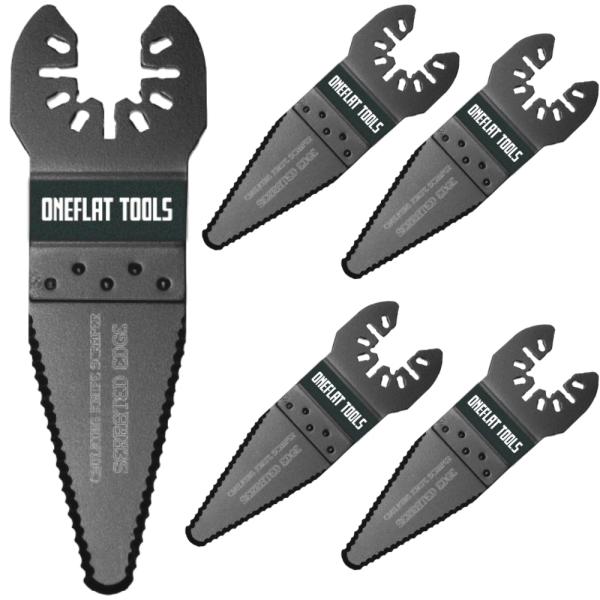 波型 刃先 マルチツール コーキング ギザギザスクレーパー 替刃 替え刃 セット マキタ ハイコーキ...