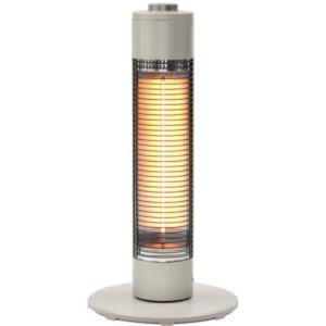 山善 グラファイトヒーター 超速暖 日本製ヒーター管採用 出力2段階切換  300W  600W 転倒OFF機能 シャンパンゴールド ECTS C06