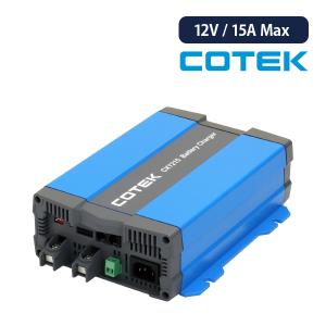 COTEK CX1215 最大出力電流15A 出力電圧12V 高性能充電器 3段階充電 IUoU特性 マイコンハイテクチャージャー 専用ケーブル別売り コーテック｜onegain