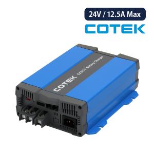 COTEK CX2415 最大出力電流12.5A 出力電圧24V 高性能充電器 3段階充電 IUoU特性 マイコンハイテクチャージャー 専用ケーブル別売り コーテック｜onegain