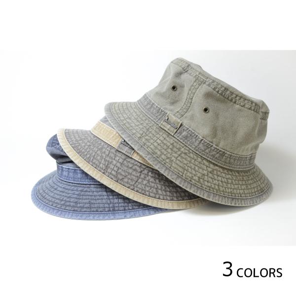 帽子　サハリ　ピグメント　ウォッシュ加工　デントンハット