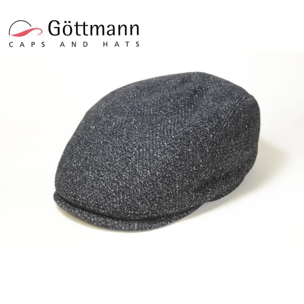 Gottmann　ハンチング　ブラック　帽子　秋冬　ゴットマン
