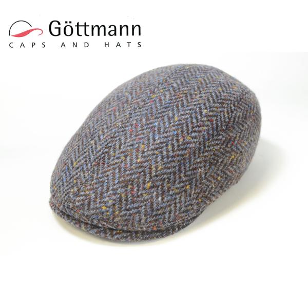 Gottmann　ハンチング　メンズ　へリンボン　ゴットマン 秋冬