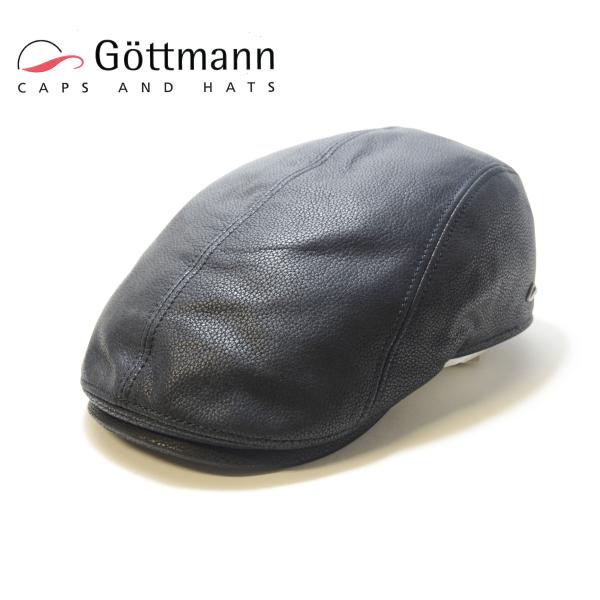 Gottmann　帽子　牛革　メンズ　ハンチング　ゴットマン