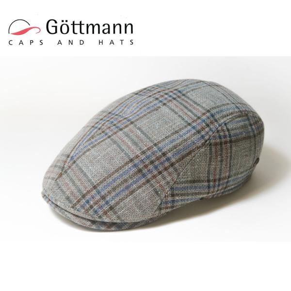 帽子　メンズ　格子柄　ゴットマン