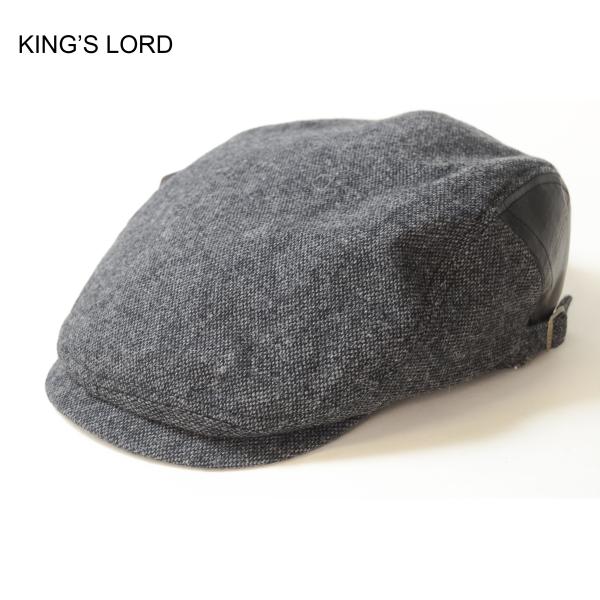 帽子　ハンチング　牛革掛け　サイドフリー　KING'S LORD　キングスロード　