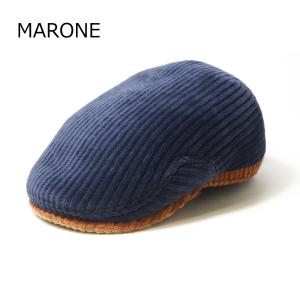 帽子　メンズ　秋冬　ハンチング　コール天　マローネ　MARONE｜onehat