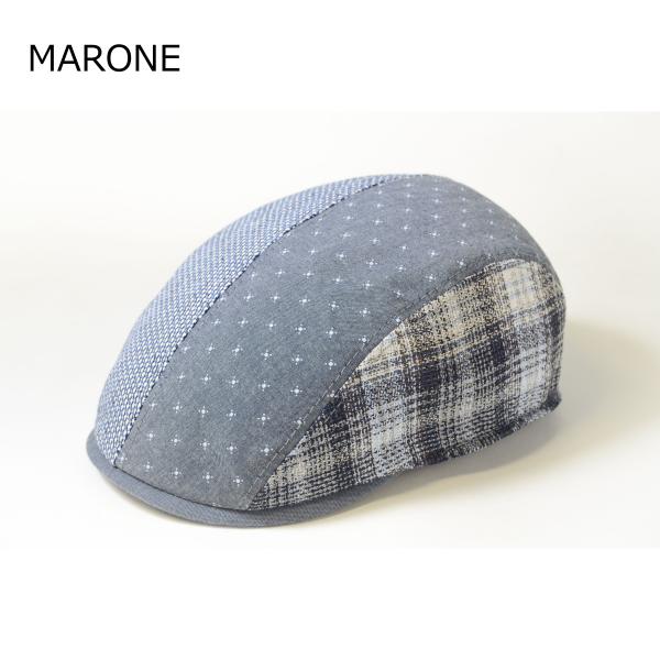 ハンチング　帽子　マローネ　MARONE