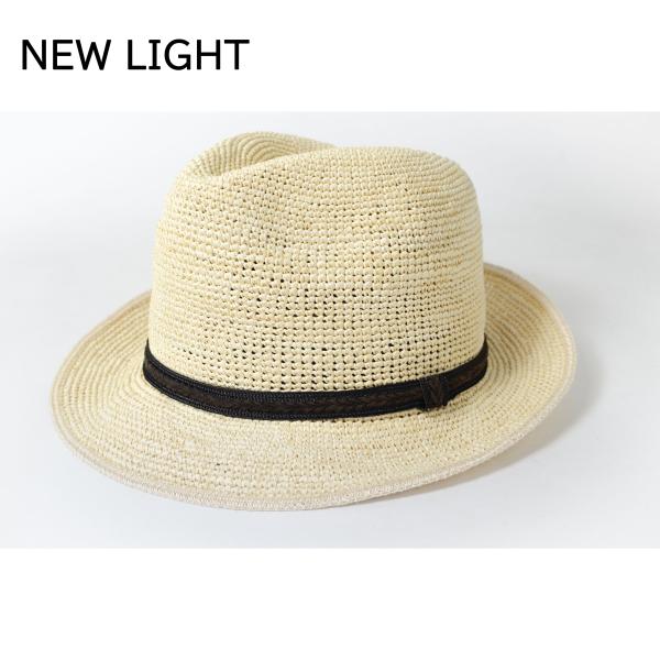 帽子　メンズ　かぎ編パナマ　もちはこ帽　NEW　LIGHT