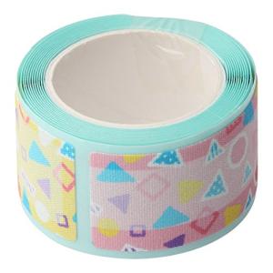 ゆにねーむ お名前布テープ □ ○P パープル 21mmカット AJUN-95