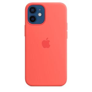 Apple MagSafe対応 iPhone 12 mini シリコーンケース - ピンクシトラス / MHKP3FE/A｜onemorething