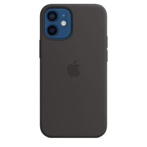 Apple MagSafe対応 iPhone 12 mini シリコーンケース - ブラック / MHKX3FE/A アップル純正 / 日本国内正規品｜onemorething