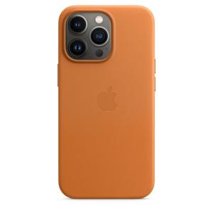 Apple MagSafe対応 iPhone 13 Pro レザーケース - ゴールデンブラウン / MM193FE/A アップル純正 / 日本国内正規品｜onemorething