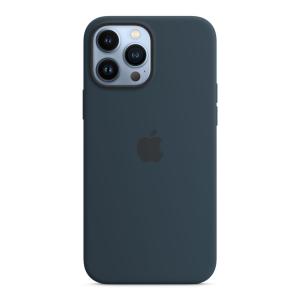 Apple MagSafe対応 iPhone 13 Pro Max シリコーンケース - アビスブルー / MM2T3FE/A アップル純正 / 日本国内正規品｜onemorething