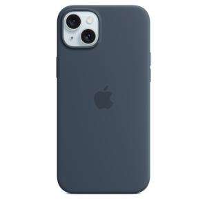 Apple iPhone 15 Plus シリコーンケース - ストームブルー MagSafe対応/MT123FE/A/アップル純正/日本国内正規品の商品画像