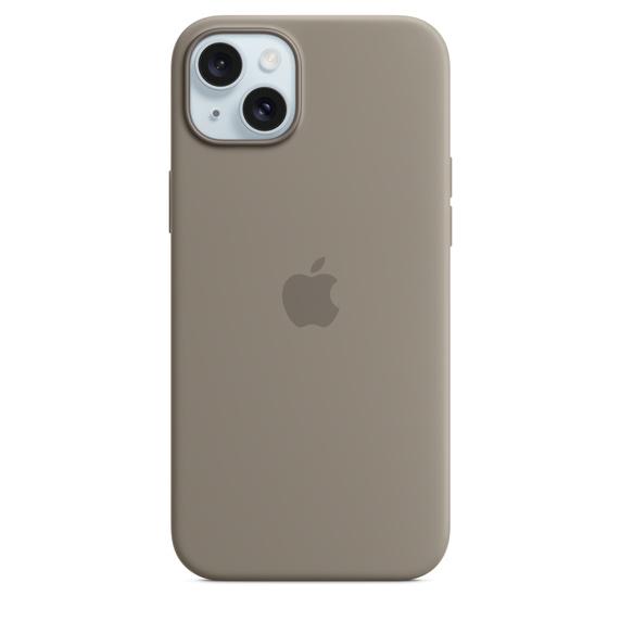 Apple iPhone 15 Plus シリコーンケース - クレイ MagSafe対応 / MT...