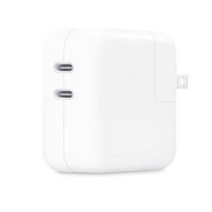 Apple デュアルUSB-Cポート搭載35W電源アダプタ / MW2K3AM/A アップル純正 / 日本国内正規品