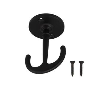 ハイロジック TQOOL スタイリッシュ シーリングフック ブラック 58654 1個入り