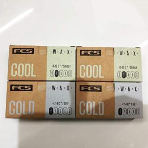 4個セットFCS SURF WAX FCSサーフワックス サーフワックス/サーフボードワックス