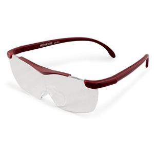 藤田光学 メガネルーペ 1.85倍 ワインレッド LG-12