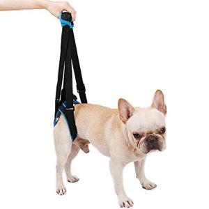 Refoiner 犬用介護ハーネス 後ろ足 歩行補助ハーネス サポート 小中型犬 取っ手付き 歩行サポート 後ろ足サポート おしゃれ 軽量 老犬