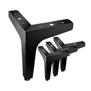 MOROBOR 4PCSトライアングル家具脚 13cmモダンメタルクロームメッキソファ脚キャビネットテーブル食器棚ソファソファ