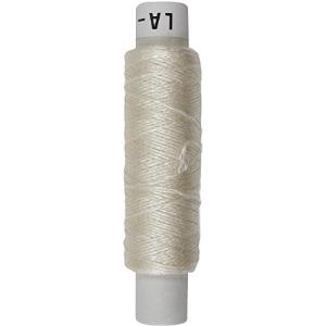 オリムパス製絲 手芸用ラメ糸 ホワイト 50m LA-1