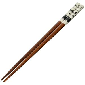 セラミック藍 猫箸 グレー サイズ：約23cm 70456