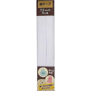 NASKA 綾テープ 12mm巾 5m巻 白 16731