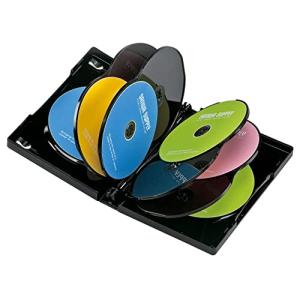 サンワサプライ DVDトールケース(10枚収納・ブラック)