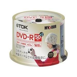 TDK DR47PGC52MY   データ用DVD-R 4.7GB 52枚16倍速 可スピンドル ゴールドディスク