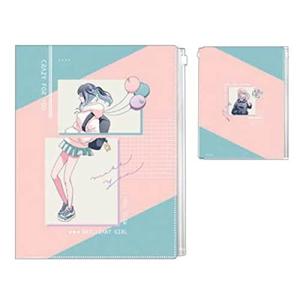 カミオジャパン 6ポケット A4 クリアファイル ファスナー付