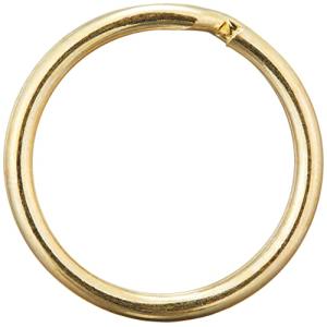 協進エル 附属金具 キーリング 内径18mm 5コ入 ゴールド 1173052-02 73052-02