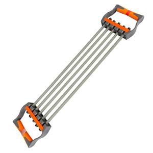 筋トレーニング 調整可能な強度チェストエキスパンダー 5ロープレジスタンスエクササイズ ハンドグリップ ホーム ジム 筋力トレーニング (グレー