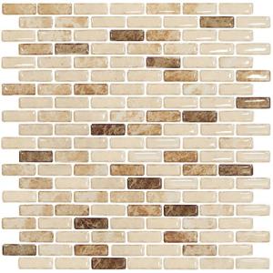 モザイクタイルシール キッチン 洗面所 トイレの模様替えに最適のDIY 壁紙デコレーション BST (アリー