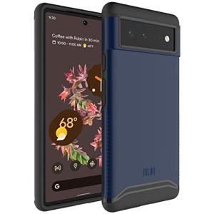 TUDIA Google Pixel 6 ケース 米軍MIL規格 2層保護 耐衝撃性超薄型TPU保護ハード Pixel6 ケース -