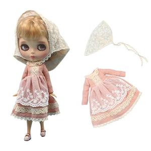 rakulifey 1/6ドール用服 ネオブライス衣装 アウトフィット ドレス 2点セット プレゼント