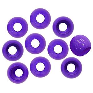 NASKA プラループエンド 15mm 10個入り Col.80 紫 P-15