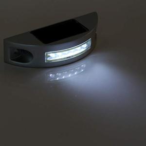道路ライト 6LED LEDソーラーライト 点滅可 路面表示灯 道路表示灯 視線誘導ソーラー充電 防水 省エネ 耐久