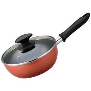 アルキューブ IHマイティ G蓋付き 深型フライパン 20cm レッド