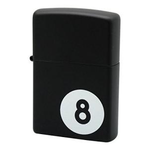 ジッポー ライター ZIPPO オイルライター 28432 ビリヤード ８-Ball エイトボール Black Matte ブラック マット｜oneofakind