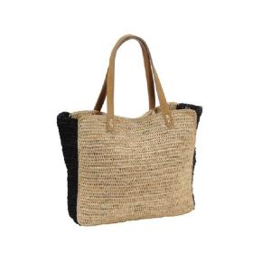 ラフィア トートバッグ CELOA Natural バッグ バスケット 肩掛け レザーハンドル LE VOYAGE EN PANIER(ル ヴォヤージュエンパニエ