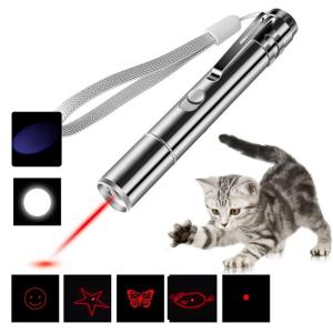 猫のおもちゃLEDポインタ　ミニレッドレーザーポインターデモプロジインタラクティブ、運動トレーニングツールミニ懐中電灯3