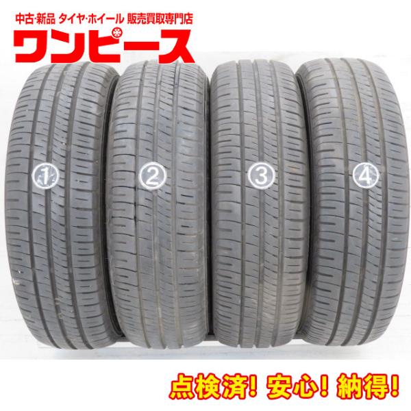 中古タイヤ 4本セット 175/65R14 82S 14インチ ダンロップ エナセーブ EC204 ...