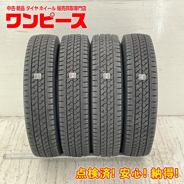 中古タイヤ 4本セット 155/80R14 88/86N LT  ブリヂストン BLIZZAK  V...