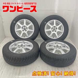 中古タイヤホイールセット 195/65R15 91Q  15インチ 15×6J +43 5穴 PCD100 ブリヂストン RAVRION P3 冬 ウィッシュ  d405｜onepiecetire