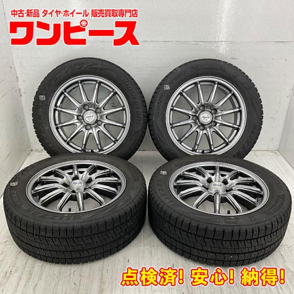 中古タイヤホイールセット 205/55R16 91Q  16インチ 16×6.5J +48 5穴 P...