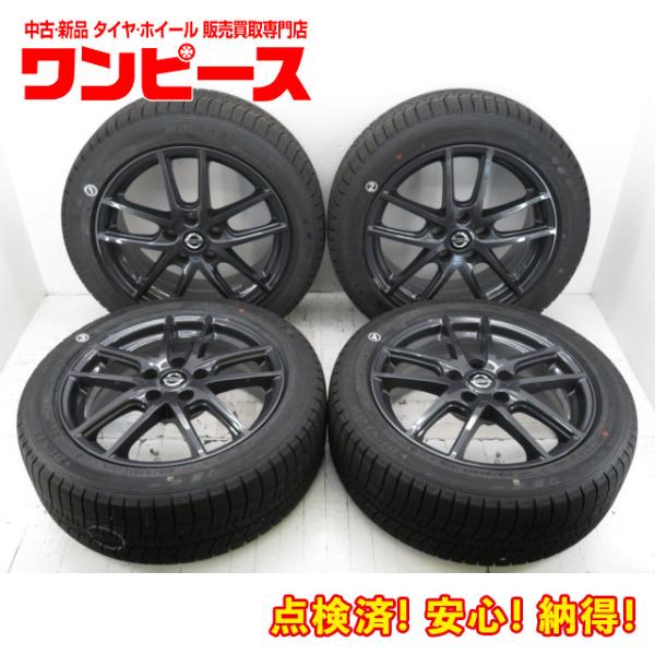 中古タイヤ ホイールセット 215/50R17 91Q 17x7J +45 5穴 PCD114.3 ...