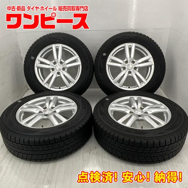 中古タイヤホイールセット 225/65R17 102Q  17インチ 17×7J +48 5穴 PC...